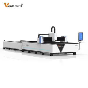 Low Price 6000W High Efficient Double Work Platform 1530 Metal Fiber Laser Cutting Machine With Exchange Table