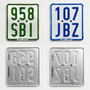 <span class=keywords><strong>Placa</strong></span> <span class=keywords><strong>de</strong></span> <span class=keywords><strong>Matrícula</strong></span> Europea para Motocicleta Estilo Alemán, <span class=keywords><strong>Placa</strong></span> <span class=keywords><strong>de</strong></span> Aluminio Grabada en Relieve OEM, Fabricante <span class=keywords><strong>de</strong></span> Placas <span class=keywords><strong>de</strong></span> <span class=keywords><strong>Matrícula</strong></span> Europeas para Vehículos - Product Image 4