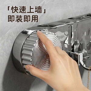 YQLP2 Crochet à ventouse rectangulaire mural, finition polie, organisateur de vêtements, rangement sans perçage pour salle de bain, toilettes, porte - Product Image 2