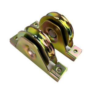 Kit de quincaillerie pour <span class=keywords><strong>portail</strong></span> <span class=keywords><strong>coulissant</strong></span> avec <span class=keywords><strong>rail</strong></span> de guidage galvanisé et roue à rouleaux pour ouvre-<span class=keywords><strong>portail</strong></span> automatique de garage de villa moderne - Product Image 6