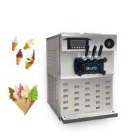 Nouvelle machine à glaces économique de petite taille pour yaourt, lait et chocolat, avec pompe à cœur 3, directement de l'usine du fabricant