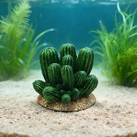 Petite décoration d'aquarium en résine, cactus artificiel, plante du désert pour aquarium, aquascaping, décoration de paysage sous-marin