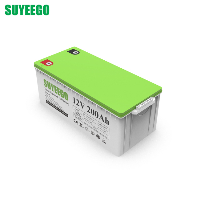 SUYEEGO OEM 12v 100Ah 150Ah 200Ah Solar Battery Deep Cycle Safe Solar Sealed Gel Lead Acid Battery for Solar System