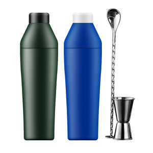 <span class=keywords><strong>Mezclador</strong></span> <span class=keywords><strong>de</strong></span> Martini aislado Boston Shaker <span class=keywords><strong>de</strong></span> acero inoxidable <span class=keywords><strong>para</strong></span> cócteles sin alcohol - Product Image 1