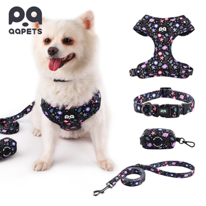 Dayanıklı naylon neopren Polyester dolgu ile yüksek kalite ayarlanabilir köpek koşum özel tasarım en iyi fiyat - Product Image 4