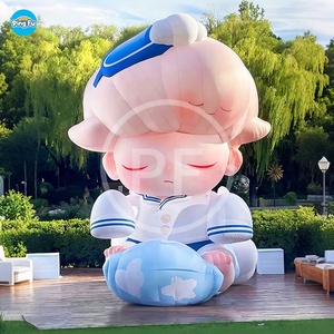 Tùy Chỉnh Quảng Cáo <span class=keywords><strong>Inflatables</strong></span> Cho Quảng Cáo Inflatable Phim Hoạt Hình Dimoo Cô Gái Nhân Vật Linh Vật Pop Mart Cho Trang Trí - Product Image 4