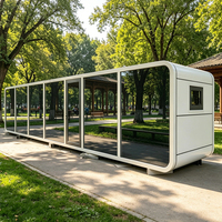Sinoy Compact Smart Apple Tiny House Solution, Cápsula Espacial Prefabricada, Cabaña Glamping Pod, Hotel Villa Tienda de Acero, Diseño Moderno de 40 pies
