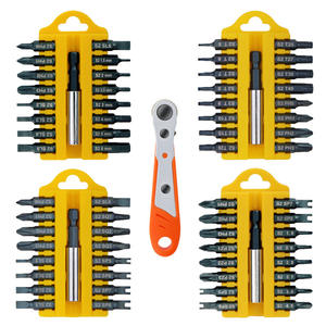 ชุดไขควงแบบหลายหัว 17 ชิ้น หัวแฉก หัวแบน หัวทอร์กซ์ ชุดเครื่องมือช่างสำหรับใช้ในบ้าน ด้ามจับสีส้ม - Product Image 3