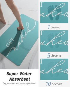 Diatomo personalizzato in cotone morbido asciugatura rapida <span class=keywords><strong>grande</strong></span> hotel in silicone super assorbente per bambini veloce asciutto antiscivolo carino tappetino da <span class=keywords><strong>bagno</strong></span> - Product Image 2