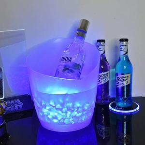 AA Batería Tipo PP Plástico Champán Cerveza LED Cóctel Botella Cubo <span class=keywords><strong>de</strong></span> hielo para Night Club Party Bar - Product Image 6