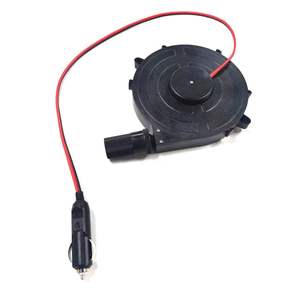 2x26AWG Mini encendedor de cigarrillos de coche Cable retráctil Extensión de carrete Cable de alimentación - Product Image 2