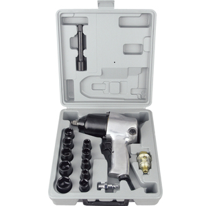 17PCS 1/2 Inch Pneumatic Air <b>Ratchet</b> Wrench and Impact Wrench Tool Kit With <b>Sockets</b> for Automotive Repair - Product Image 2