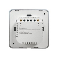 Interrupteur de Scène Sans Fil Zigbee Smart Life App, Verre Trempé Courbé UK/EU, Interrupteur Intelligent Smart Life pour Max. Courant 10A