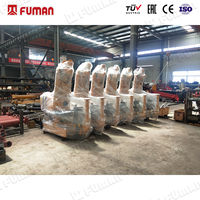 Grue hydraulique pliante Fuman 10T avec stabilisateurs, flèche robuste à rotation complète, protection robuste