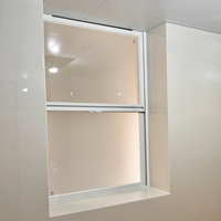 Puerta Plegable de Aluminio Yuantai Moderna con Ventana Vertical de Vidrio, Impermeable, Tipo Acordeón, para Balcón, Patio y Hogar