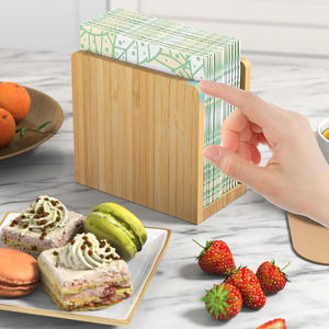 Distributeur de mouchoirs <span class=keywords><strong>carré</strong></span> autoportant de table décoratif de style europé<span class=keywords><strong>en</strong></span> porte-serviettes <span class=keywords><strong>en</strong></span> bambou - Product Image 3