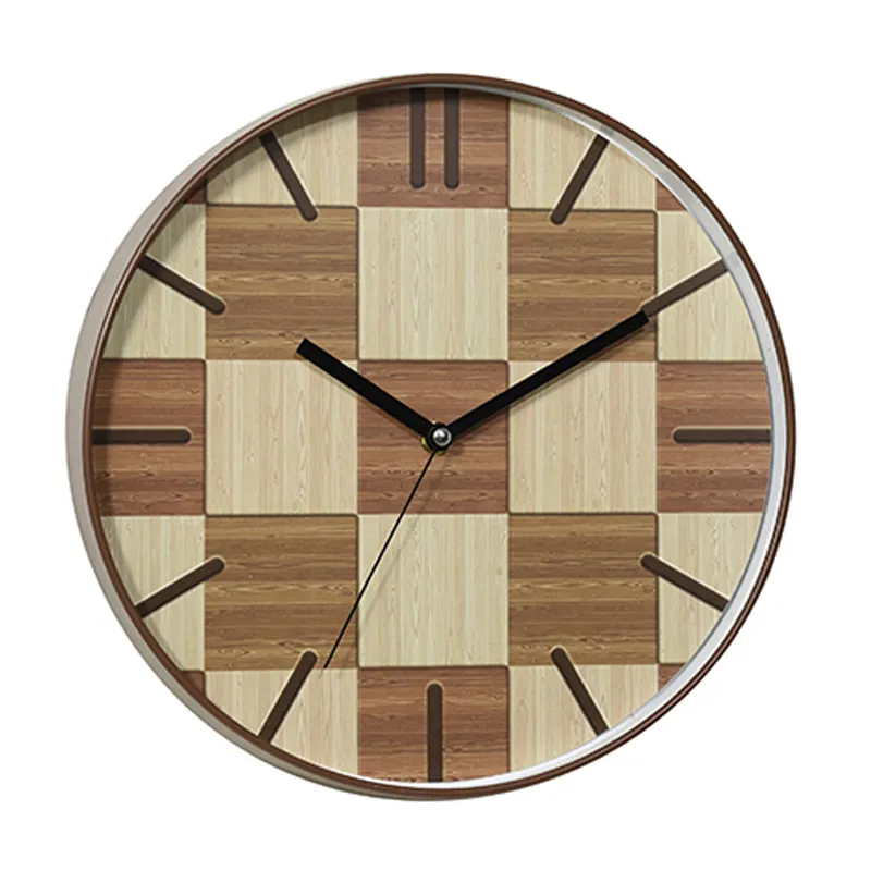 Fashion Watch Decoration Wall Clock Gifts For Couple Latticed Wall Clock