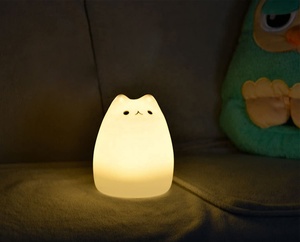 <strong>Night</strong> <strong>Light</strong> for Kids Portable Silicone Colorful LED Smile Cute Kawaii Nightlight <strong>Cat</strong> Lamp Baby <strong>Night</strong> <strong>Light</strong> - Product Image 5