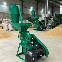 Broyeur de céréales polyvalent 7,5 kW 380 V 50 Hz 300-2000 kg/h, machine de mouture industrielle avec rapport d'essai pour usage agricole