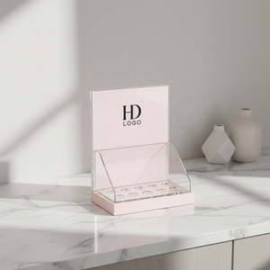 Customized for Acrylic <strong>Beauty</strong> &amp; Lipstick Display <strong>Rack</strong> with 3mm Panel Pre-Assembled Accent Shelf for Home &amp; Store Counters - Product Image 4