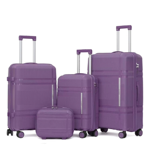 Nouveau design de vente en gros d'usine de bagages à roulettes en PP 14 "20" 24 "28" ensemble de trois pièces de valises légères à vendre - Product Image 3