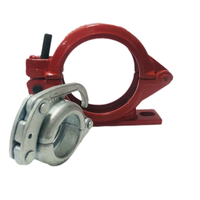Pièces de rechange en béton, collier de serrage rapide en acier inoxydable DN125 pour camion pompe à béton Zoomlionn Putzmeister