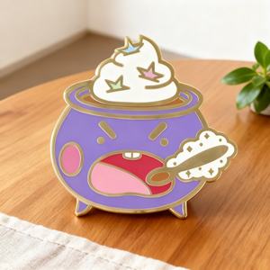 เข็มกลัดโลหะเคลือบทองคำสีกุหลาบแบบสั่งทำพิเศษ งานฝีมือทันสมัย และของที่ระลึก - เข็มกลัดเคลือบแข็งแบบขายส่ง - Product Image 2