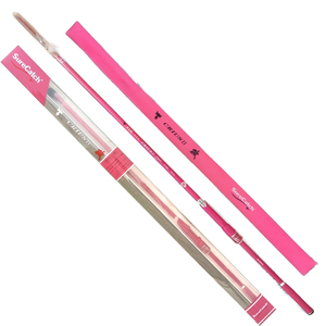 Joran Pancing Teleskopik Karbon Kreis Generasi ke-2 Pink Black Snapper Jangkauan Jauh Ultra Ringan untuk Memancing Ikan Laut dan Ikan Mas - Product Image 1