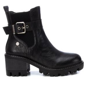 Bottines pour femme Refresh, noires, taille 36, hauteur du talon 80 mm, semelle épaisse - Product Image 1