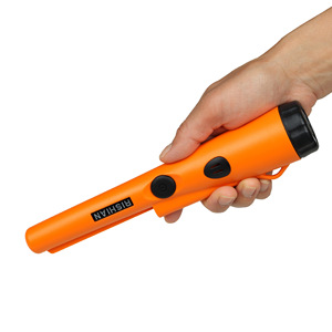 Pudibe Waterproof Metal Detector Orange Handheld With Led Light For Outdoor Underwater Treasure Hunting Gold Silver Copper - Product Image 5