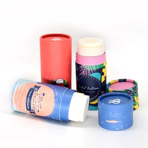 Polipropilene di Cartone Kraft Cosmetico 50g Torsione Solido Deodorante Stick Container