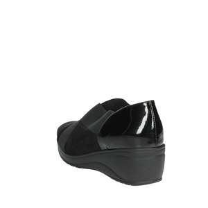Sandales compensées Novaflex pour femmes, modèle Schilpario, noires - Product Image 2