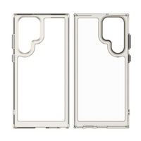 Coque de téléphone 2 en 1 TPU + acrylique multicolore transparent antichoc bien conçu pour Samsung Galaxy S22 S23 Ultra