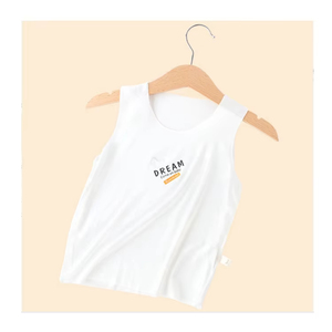 91% Regenerated Cellulose Fiber 9% Spandex Muslin Tree Soft Comfortable Eco Summer Baby Boy <strong>Vest</strong> for <strong>Newborn</strong> - Product Image 6