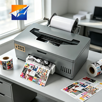 Mini imprimante d'étiquettes couleur A4 à jet d'encre, 6 couleurs d'encre pigmentée, imprimante d'étiquettes de produits pour les petites entreprises