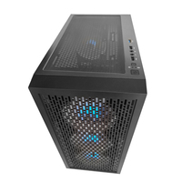 High Quality New Leadway ATX Mid Tower Computer Case for PC Gaming with Side Panel Window 4 Fans
