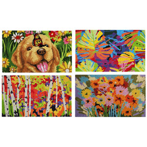 Alfombra de Entrada Premium CANDY en Fibra de Coco y Vinilo, 75x45cm, Surtida - Product Image 1