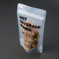 Sachet Doypack Transparent en Plastique pour l'Emballage de Produits Alimentaires, Grains de Café et Thé en Vrac
