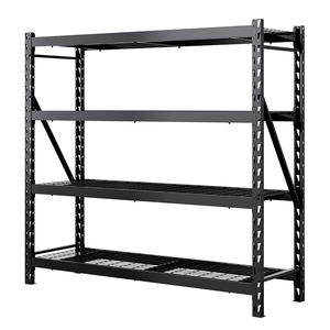 4 계층 헤비 듀티 스토리지 선반 유닛 산업용 선반 금속 창고 스태킹 스토리지 랙 시스템 - Product Image 2