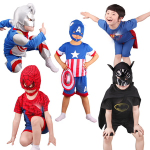 Disfraz de Halloween para Niños, Cosplay de Héroes, Manga Larga y Corta, Disfraz de Capitán Spider-Man - Product Image 2