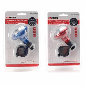 Pomello del volante universale resistente da 6.5cm pomello del cambio in cristallo di alluminio con bussola per auto