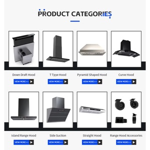 <span class=keywords><strong>Hotte</strong></span> murale intelligente noire <span class=keywords><strong>avec</strong></span> interface tactile et forte <span class=keywords><strong>extraction</strong></span> d'air pour cuisine domestique - Product Image 5