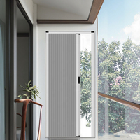 ZS personnalisé Design moderne bi-pliant rétractable Transparent moustiquaire moustiquaire anti-insectes tactile porte fenêtre écrans