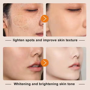 Siero schiarente con vitamina C acido ialuronico vitamina E anche il tono della pelle migliora l'aspetto delle macchie scure linee sottili E rughe - Product Image 3