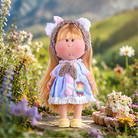 Poupée en vinyle mignonne de 24 cm, style Cabbage Patch, vêtements doux faits à la main, adorable jouet pour filles, cadeau pour la décoration de la maison