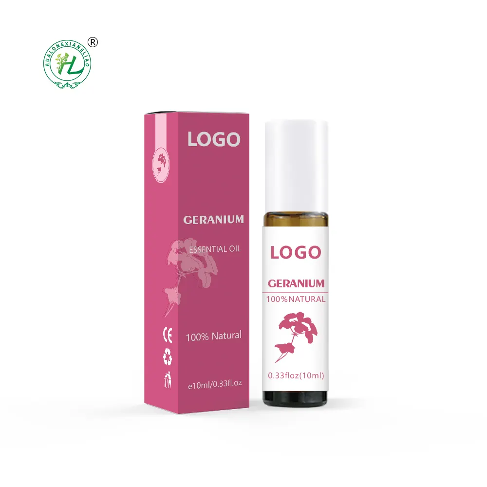 HL-natürlicher Duft ätherisches Öl Lieferant, 10ML Aroma öl Roll on, Bulk Rose Geranium Therapie öl Für Parfüm | Hauts icher