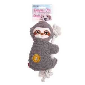 Pet oyuncak köpek Bite dayanıklı ses yumuşak peluş köpek oyuncak oynarken peluş Squeak köpek çiğneme oyuncakları gıcırtılı aksesuarları ile - Product Image 5