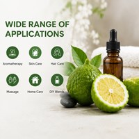 Huile Essentielle de Bergamote 100% Pure et Naturelle Pressée à Froid, Parfum Sucré et Frais pour Savons, Bougies, Parfums et Soins de la Peau