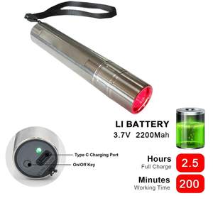 Personalizado de mano recargable 630nm 660nm 850nm <span class=keywords><strong>Led</strong></span> luz roja terapia antorcha dispositivo pluma - Product Image 4