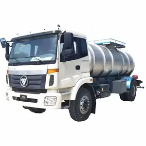 शेयर सस्ता कीमत Foton 4x2 270hp 10cbm स्टेनलेस स्टील के पीने के पानी परिवहन ट्रक